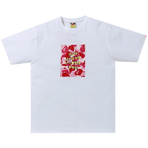 BAPE x Anti Social Social Club ABC Camo Box Tee 'White/Pink'