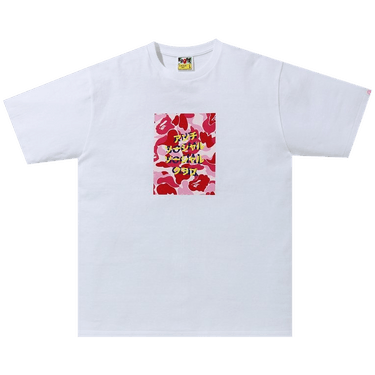 BAPE x Anti Social Social Club ABC Camo Box Tee 'White/Pink'