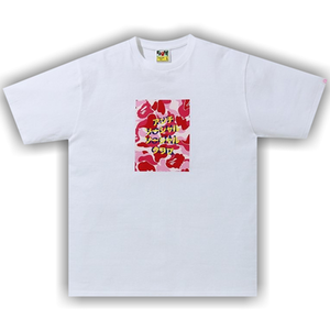 BAPE x Anti Social Social Club ABC Camo Box Tee 'White/Pink'