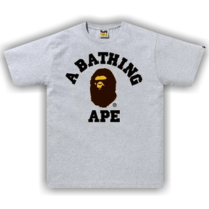BAPE College Tee 'Gray'