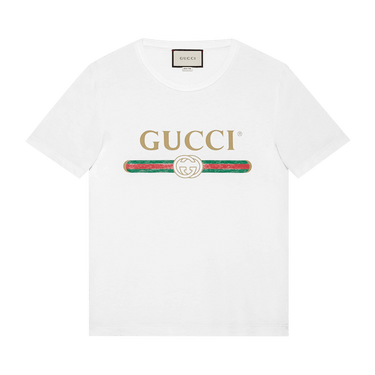 Gucci Washed Jersey Oversize T-Shirt 'White'