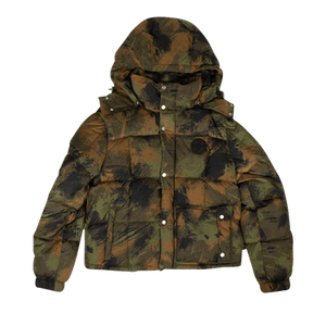 Off-White Camouflage Padded Jacket 'Green'