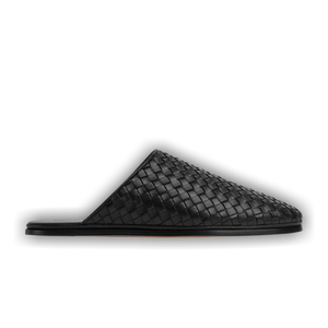 Bottega Veneta Wmns Leather Slipper 'Black'