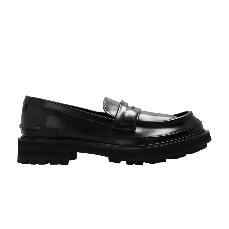 Alexander McQueen Tread Loafer 'Black' 736513 WIC60 1000