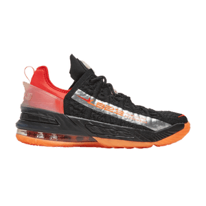 Nike LeBron 18 GS 'Black Crimson Volt'