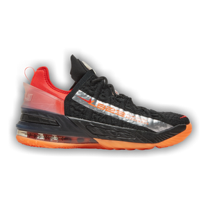 Nike LeBron 18 GS 'Black Crimson Volt'