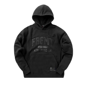 Air Jordan x Fragment Pullover Hoodie 'Black/Reflective Silver'