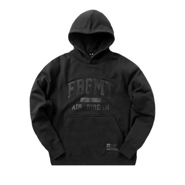 Air Jordan x Fragment Pullover Hoodie 'Black/Reflective Silver'