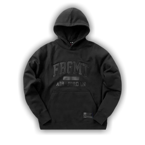 Air Jordan x Fragment Pullover Hoodie 'Black/Reflective Silver'