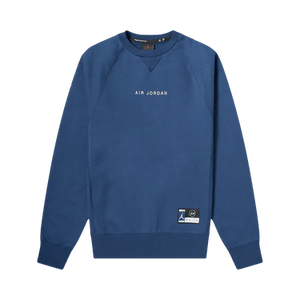 Air Jordan x Fragment Crewneck 'Navy/Sport Royal/White'