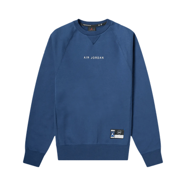 Air Jordan x Fragment Crewneck 'Navy/Sport Royal/White'