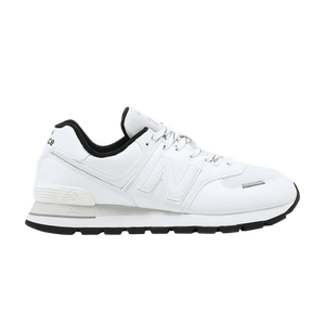New Balance 574 Rugged 'White Black Leather'
