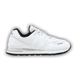 New Balance 574 Rugged 'White Black Leather'