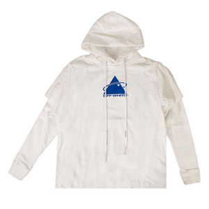 Off-White Triangle Double Sleeve Hooded Sweatshirt 'White'
