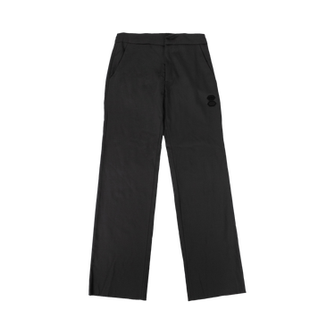 Off-White Wool Wide Leg Tailored Pants 'Grey'