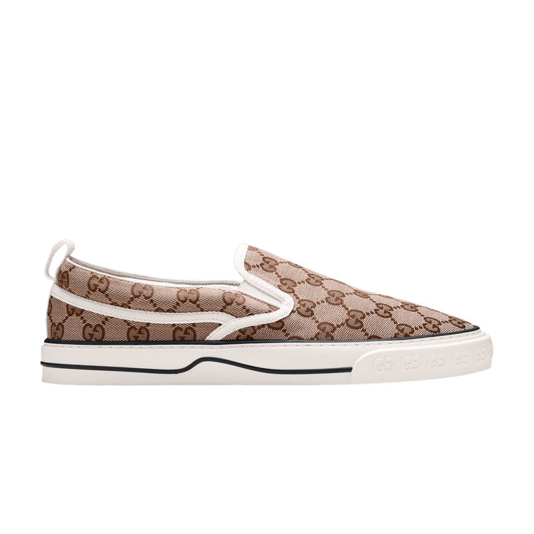 Gucci Tennis 1977 Slip-On 'Beige Ebony' 643489 2HK30 9761