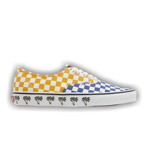 Vans Authentic 'Sidewall Palm Tree Checkerboard'