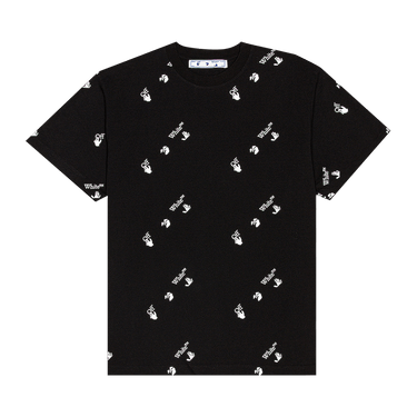 Off-White All Over Logo T-Shirt 'Black/White'