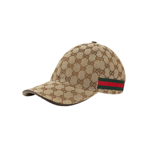 Gucci Original GG Canvas Baseball Hat With Web 'Beige'