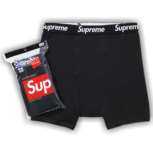 Supreme x Hanes Boxer Briefs (4 Pack) 'Black'