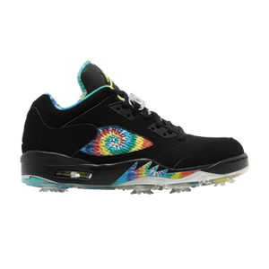 Air Jordan 5 Low Golf 'Peace & Love - Black'