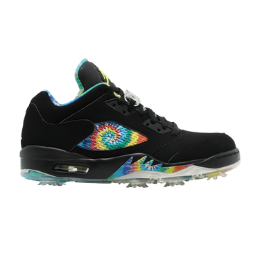 Air Jordan 5 Low Golf 'Peace & Love - Black'