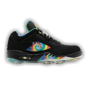 Air Jordan 5 Low Golf 'Peace & Love - Black'