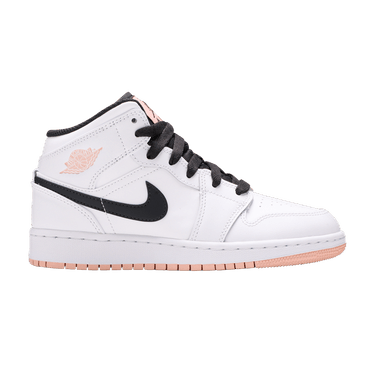 Air Jordan 1 Mid GS 'White Arctic Orange'