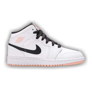 Air Jordan 1 Mid GS 'White Arctic Orange'