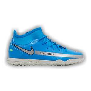 Nike Phantom GT Club DF TF GS 'Photo Blue Metallic Silver'