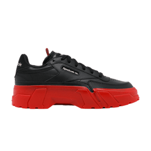 Cardi B x Reebok Wmns Club C 'Black Vector Red'