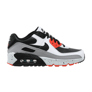 Nike Air Max 90 Leather GS 'White Turf Orange Speckled'