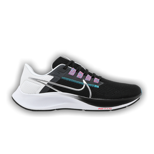 Nike Air Zoom Pegasus 38 'Black Metallic Silver'