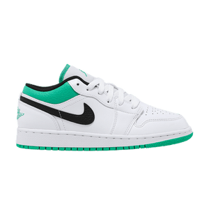 Air Jordan 1 Low GS 'White Lucky Green'