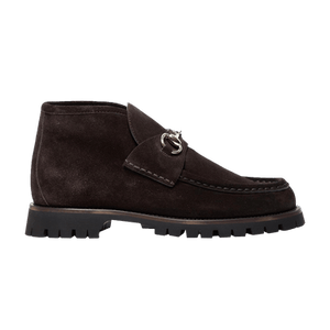 Gucci Wmns Horsebit Ankle Boot 'Dark Brown'