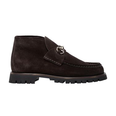 Gucci Wmns Horsebit Ankle Boot 'Dark Brown'