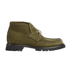 Gucci Wmns Horsebit Ankle Boot 'Dark Green'