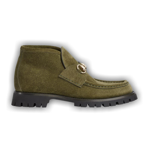 Gucci Wmns Horsebit Ankle Boot 'Dark Green'
