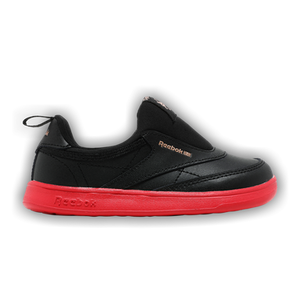 Reebok Cardi B x Club C Slip-On 3 Toddler 'Black Vector Red'