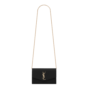 Saint Laurent Uptown Wallet On Chain 'Nero'