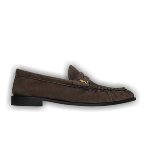 Saint Laurent Le Loafer Penny Slippers 'Dark Chocolate'