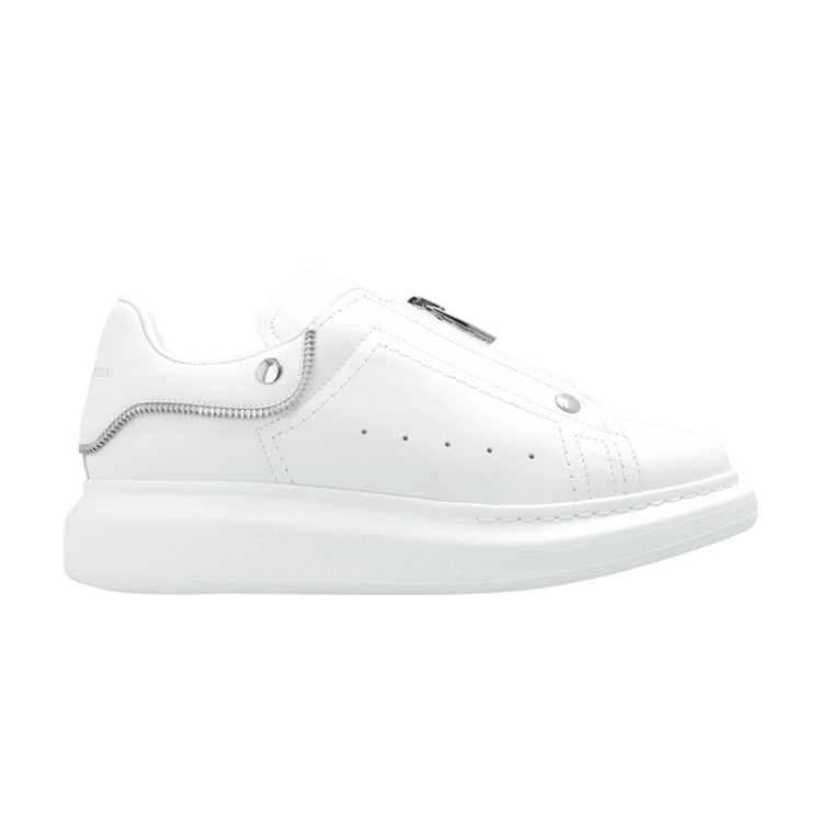 Alexander McQueen Wmns Oversized Sneaker 'Zipper Tooth - White' 766896 WIEE1 9071