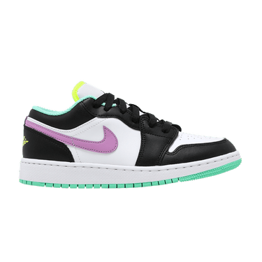 Air Jordan 1 Low GS 'White Violet Shock'