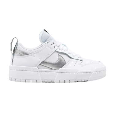 Nike Wmns Dunk Low Disrupt 'White Metallic Silver'