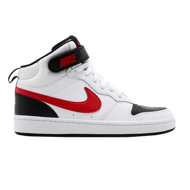 Nike Court Borough Mid 2 GS 'White University Red'