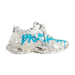 Balenciaga Wmns Runner Sneaker 'Graffiti - White Blue'