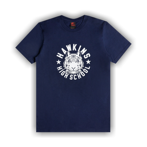 Nike x Stranger Things Hawkins High Tee 'College Navy/Sail'