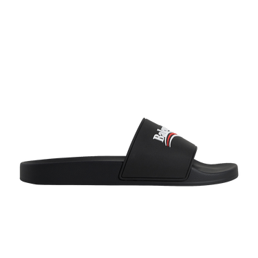Balenciaga Pool Slide Sandal 'Black White Red'