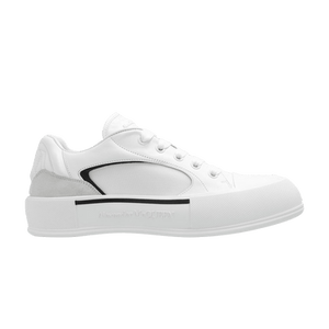 Alexander McQueen Skate Deck Plimsoll Low 'White Black'