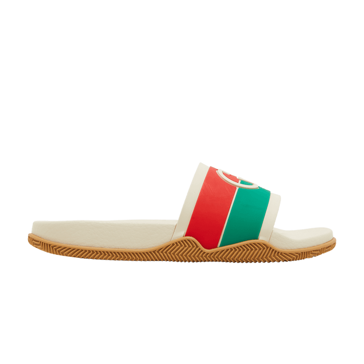 Gucci Slide 'Interlocking G - Orange Green' 655265 JFA00 9136